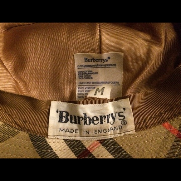 Burberry Nova Check Tan Multi Color Bucket Hat Size M - Picture 6 of 12